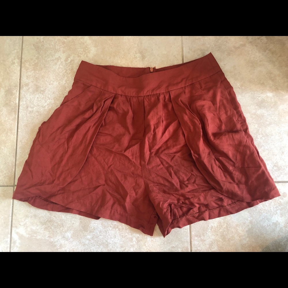 Rust colored shorts